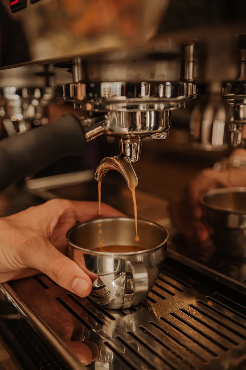 Espresso στη μηχανή του DiceHeart