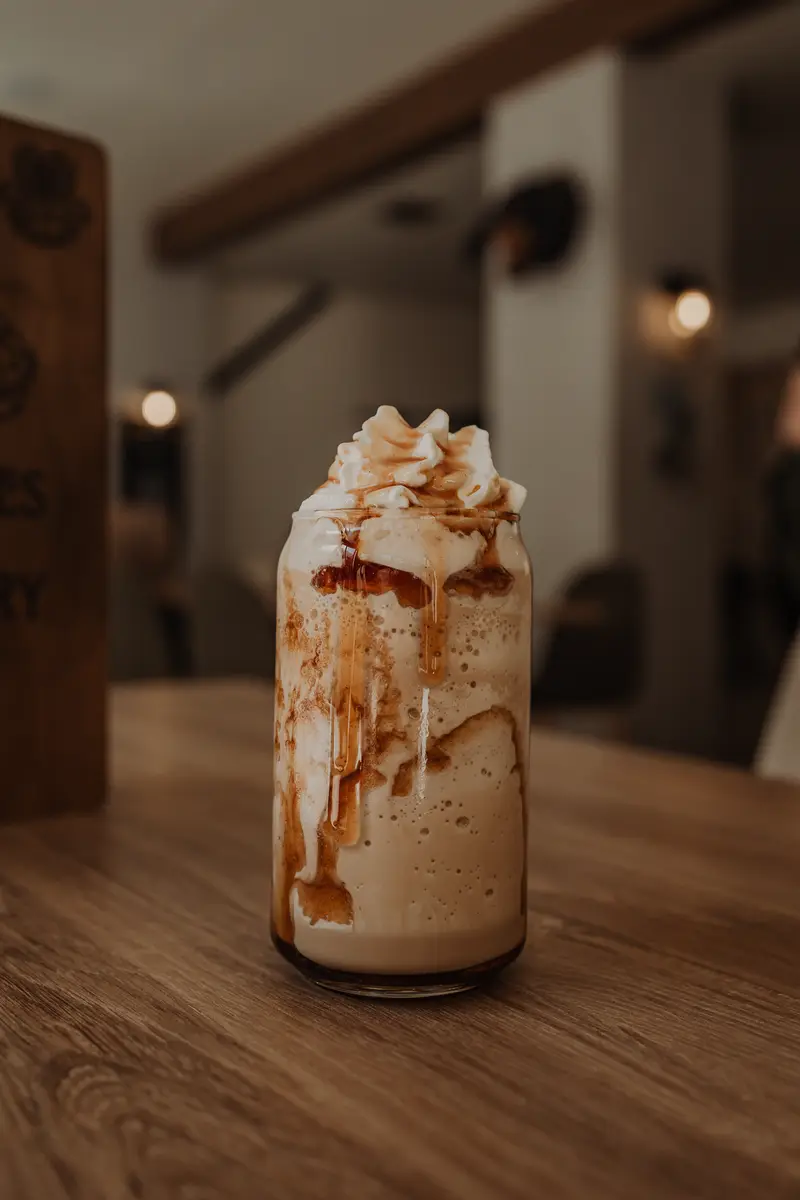 Sanctuary, signature coffee του DiceHeart με καραμέλα